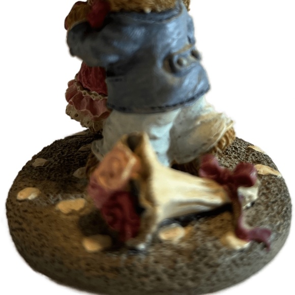 Pre-owned Teddy Bear Figurine by Russ Berrie and Co. Inc Teddy Town I Love You - Picture 6 of 6